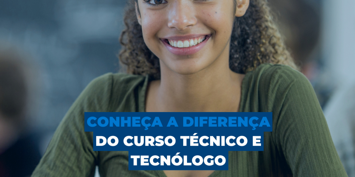 diferença entre técnico e tecnólogo